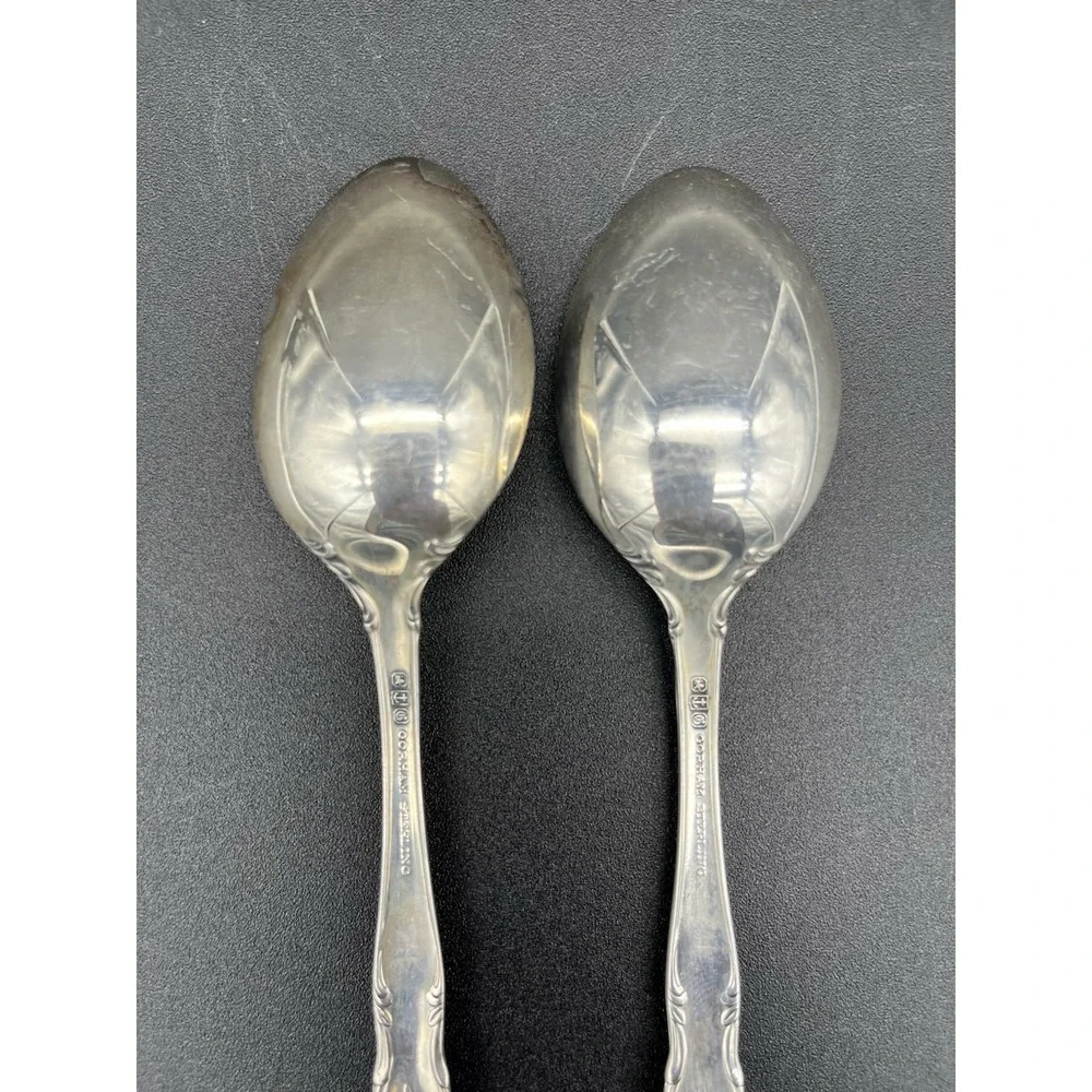 Sterling Silver Andante Teaspoon Set By Gorham Silver 2 Pieces